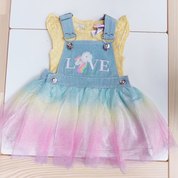 Denim skirt overalls outfit